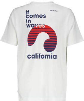 America Today T-shirt met printopdruk blauw zwart Jongens Katoen Ronde hals 122 128