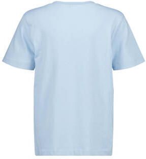 America Today T-shirt met tekst Blauw Jongens Katoen Ronde hals Tekst 134 140