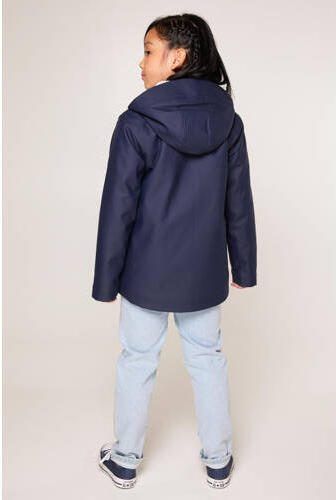 America Today unisex regenjas Janice Teddy JR donkerblauw Meisjes Polyamide Capuchon 110 116 - Foto 3