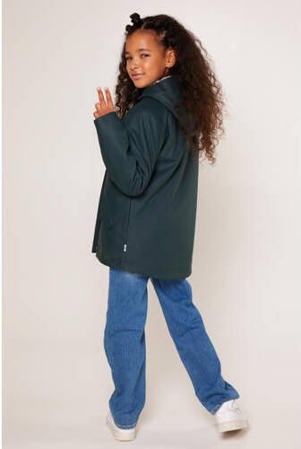 America Today unisex regenjas Janice Teddy JR donkergroen Meisjes Polyamide Capuchon 110 116 - Foto 3