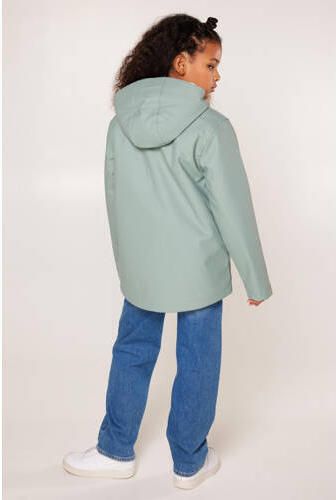 America Today unisex regenjas Janice Teddy JR lichtgroen Meisjes Polyamide Capuchon 122 128 - Foto 3