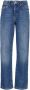 America Today cropped loose fit jeans Kathy stonewashed Blauw Meisjes Stretchdenim 110 116 - Thumbnail 2