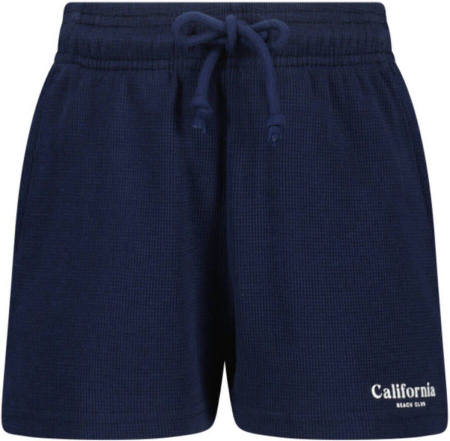 America Today regular fit sweatshort Nyra donkerblauw