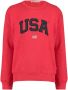 America Today sweater Soel Jr met logo rood Logo 146 152 - Thumbnail 2