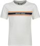 America Today T-shirt Elliot JR met printopdruk wit oranje blauw Jongens Katoen Ronde hals 122 128 - Thumbnail 2