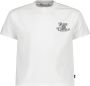 America Today T-shirt Estella JR met backprint wit Meisjes Katoen Ronde hals 122 128 - Thumbnail 2