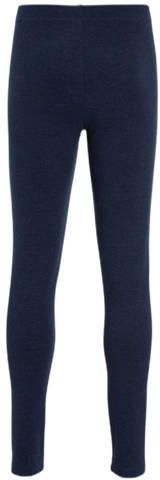 Anytime legging donkerblauw melange Meisjes Katoen Gemêleerd maat 134-140 - Foto 1