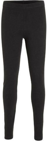 Anytime legging donkergrijs melange Meisjes Katoen Gemêleerd maat 134-140