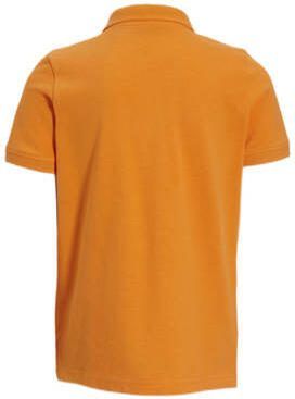 Anytime piqué polo oranje Jongens Katoen Klassieke kraag Effen 134 140