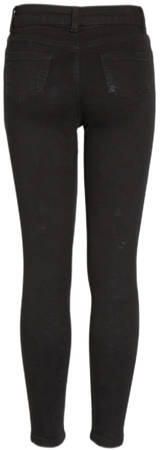 Anytime skinny jeans black Zwart Meisjes Stretchdenim Effen 122