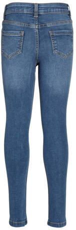 Anytime skinny jeans blue wash Blauw Meisjes Stretchdenim Effen 140 - Foto 1