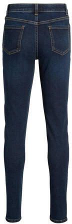 Anytime skinny jeans donkerblauw Meisjes Denim 128 - Foto 1