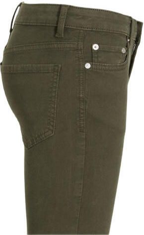 Anytime skinny jeans khaki Groen Meisjes Stretchdenim 104 - Foto 3