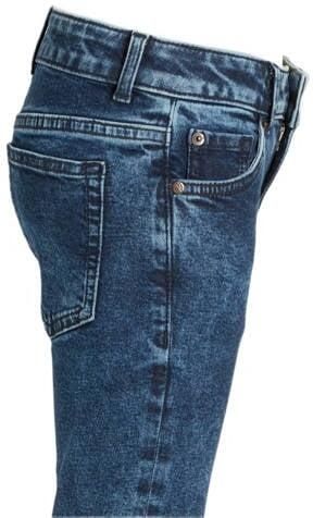Anytime slim fit jeans blauw Jongens Denim Effen 152