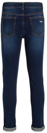 Anytime slim fit jeans dark blue Blauw Jongens Denim Effen 104 - Foto 1