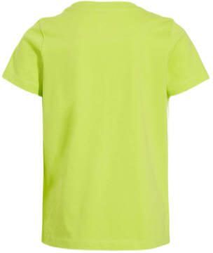 Anytime T-shirt lime Groen Jongens Katoen Ronde hals Effen 110 116 - Foto 3