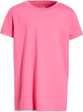 Anytime T-shirt set van 3 multi Meisjes Katoen Ronde hals Effen 110 116 - Foto 4