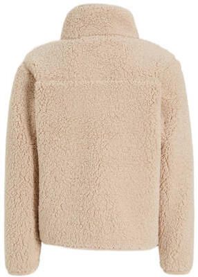 Anytime teddy fleece vest beige Meerkleurig 122 128