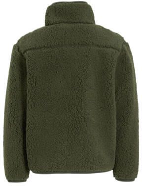 Anytime teddy fleece vest khaki Groen Meerkleurig 110 116