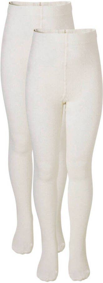 Anytime maillot ecru (set van 2) Meisjes Stretchkatoen Effen - Foto 1