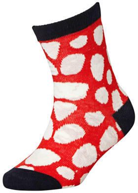 Apollo sokken met all-over print set van 10 rood Meisjes Katoen Mixprint 23-26 - Foto 2