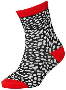 Apollo sokken met all-over print set van 10 rood Meisjes Katoen Mixprint 23-26 - Foto 3