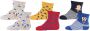 Apollo sokken set van 6 beige grijs rood geel blauw Jongens Stretchkatoen 56-68 - Thumbnail 1