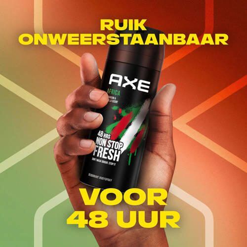 Axe Africa deodorant bodyspray 6 x 150 ml | Deodorant van