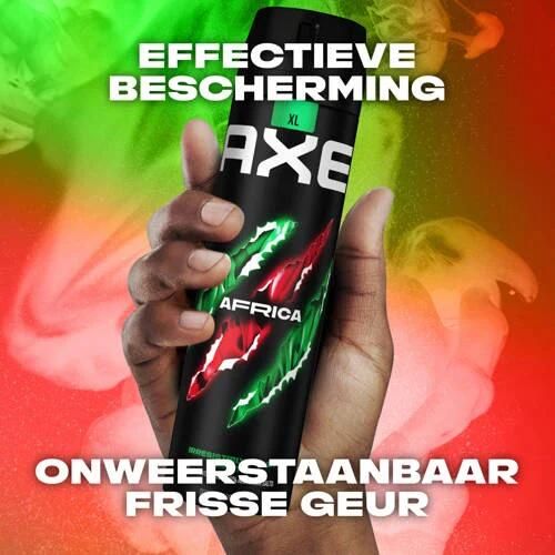 Axe Africa deodorant bodyspray 6 x 200 ml | Deodorant van