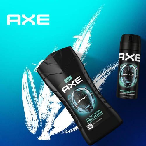 Axe Apollo 3-in-1 douchegel 6 x 250 ml | Douchegel van