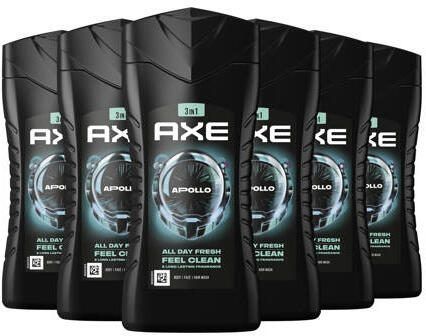 Axe Apollo 3-in-1 douchegel 6 x 250 ml | Douchegel van - Foto 3