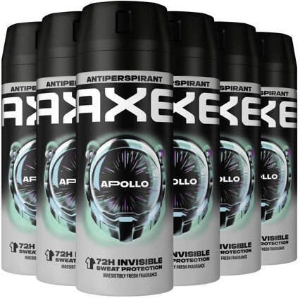 Axe Apollo anti-transpirant spray voordeelverpakking 6 x 150 ml Deodorant - Foto 3