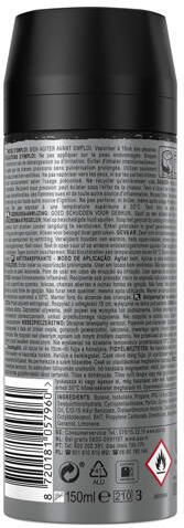Axe Black anti-transpirant spray 6 x 150 ml Deodorant - Foto 3