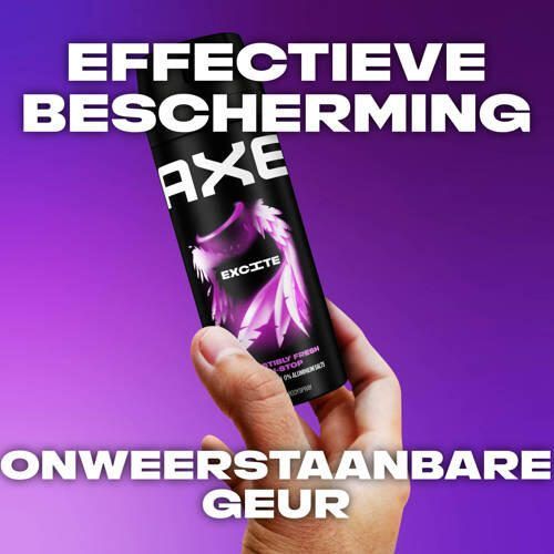 Axe Excite deodorant bodyspray 6 x 150 ml | Deodorant van