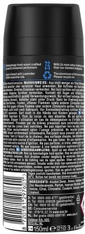 Axe Fine Fragrance Collection Blue Lavender premium deodorant bodyspray 6 x 150 ml - Foto 3