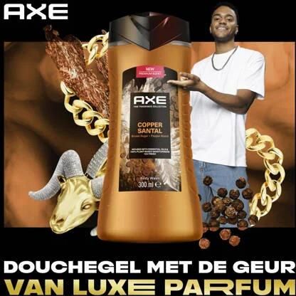 Axe Fine Fragrance Collection Copper Santal douchegel 6 x 300 ml