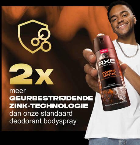 Axe Fine Fragrance Collection Copper Santal premium deodorant bodyspray 6 x 150 ml - Foto 2
