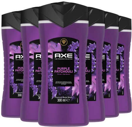 Axe Fine Fragrance Collection Purple Patchouli premium douchegel 6 x 300 ml