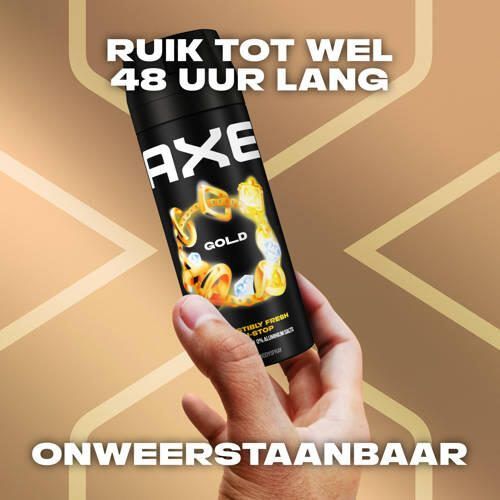 Axe Gold deodorant bodyspray 6 x 150 ml | Deodorant van