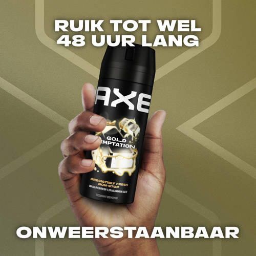 Axe Gold Temptation deodorant bodyspray 6 x 150 ml - Foto 2