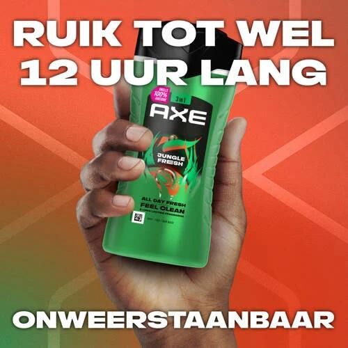 Axe Jungle Fresh 3-in-1 douchegel 6 x 250 ml | Douchegel van - Foto 2