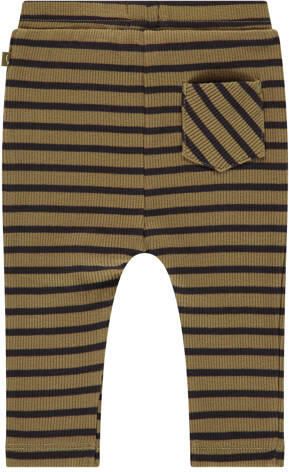 Babyface baby gestreepte regular fit broek groenkaart Jongens Katoen Streep 50