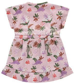 Babyface baby jurk met all over print roze Meisjes Stretchkatoen Ronde hals 74 - Foto 1