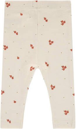 Babyface baby regular fit broek met all over print ecru Katoen 74 - Foto 2