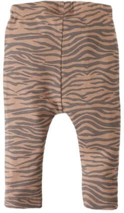 Babyface newborn baby regular fit broek met dierenprint bruin Jongens Stretchkatoen (duurzaam) 74 - Foto 3
