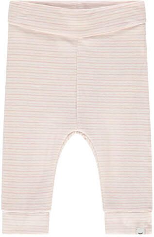Babyface gestreepte babybroek roze Stretchkatoen Streep