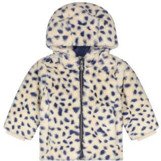 Babyface imitatiebont winterjas met print crème Ecru All over print