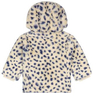 Babyface imitatiebont winterjas met print crème Ecru All over print - Foto 3