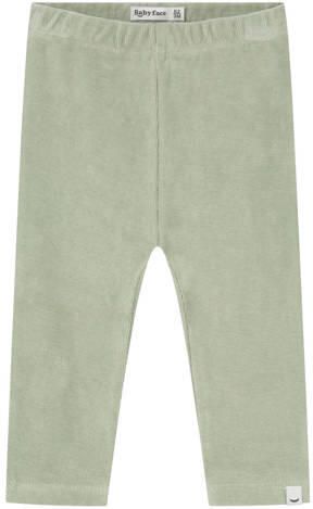 Babyface katoenen babybroek mintgroen Effen