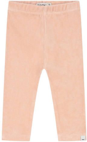 Babyface katoenen babybroek zalmroze Effen